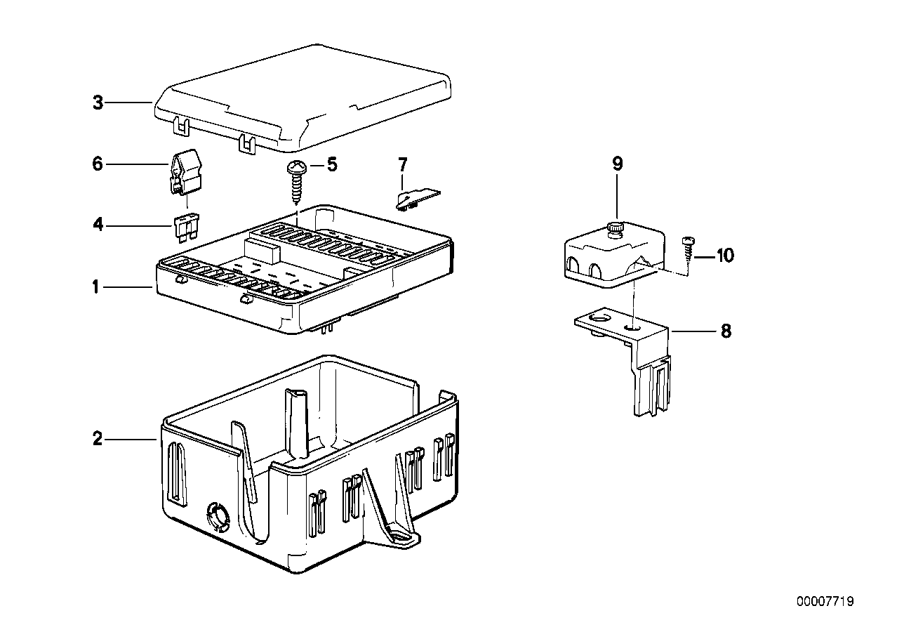 BMW 61131371986 Wiring Box