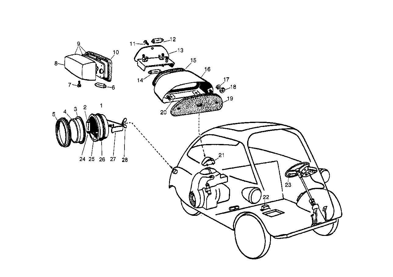 BMW 63210016775 Lamp Lens