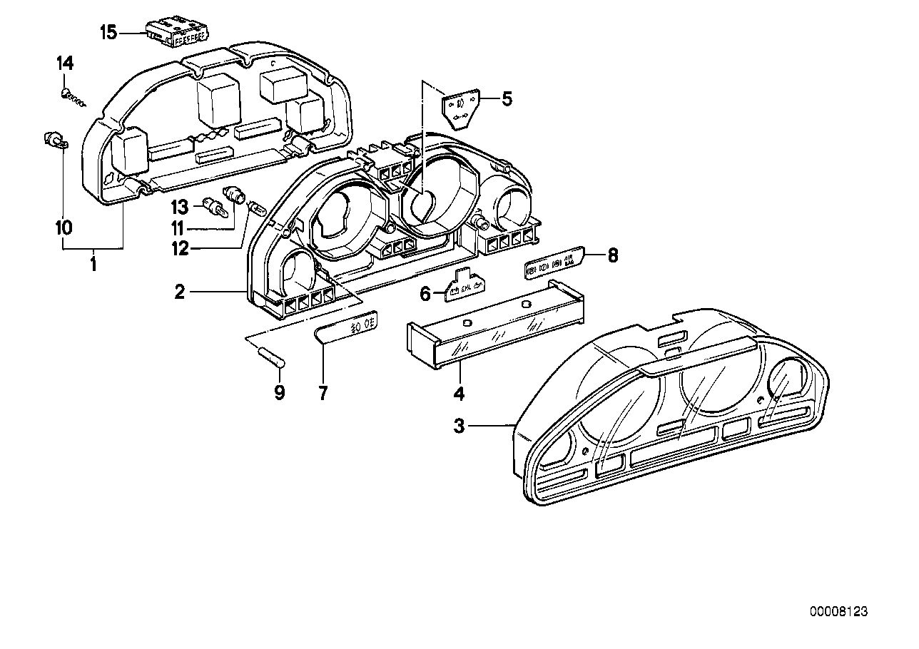 BMW 62111378550 Frame Front