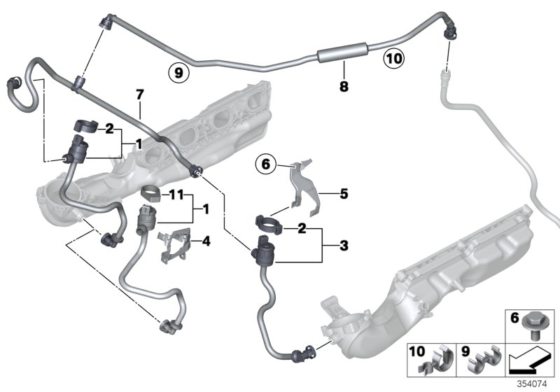 BMW 13907628969 Connecting Line