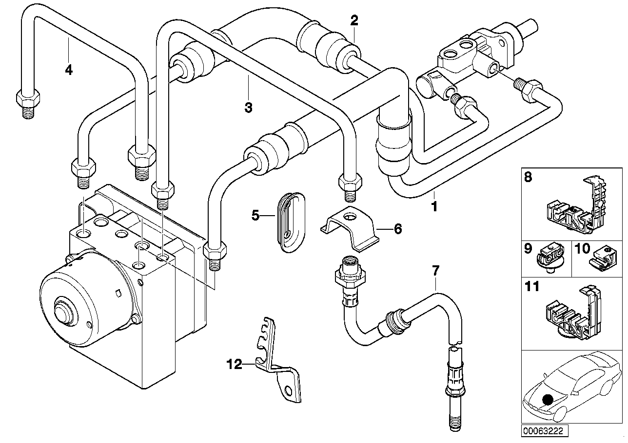 BMW 34326754843 Pipe