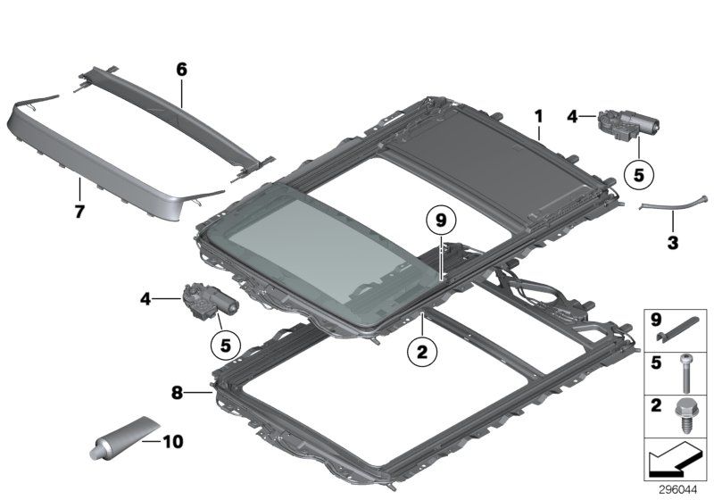 BMW 54107304016 Sliding Parts