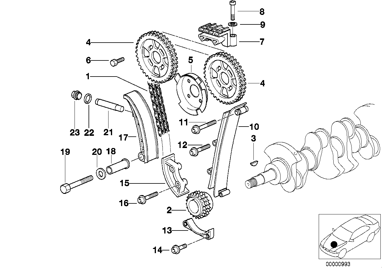 BMW 07119951480 Woodruff Key