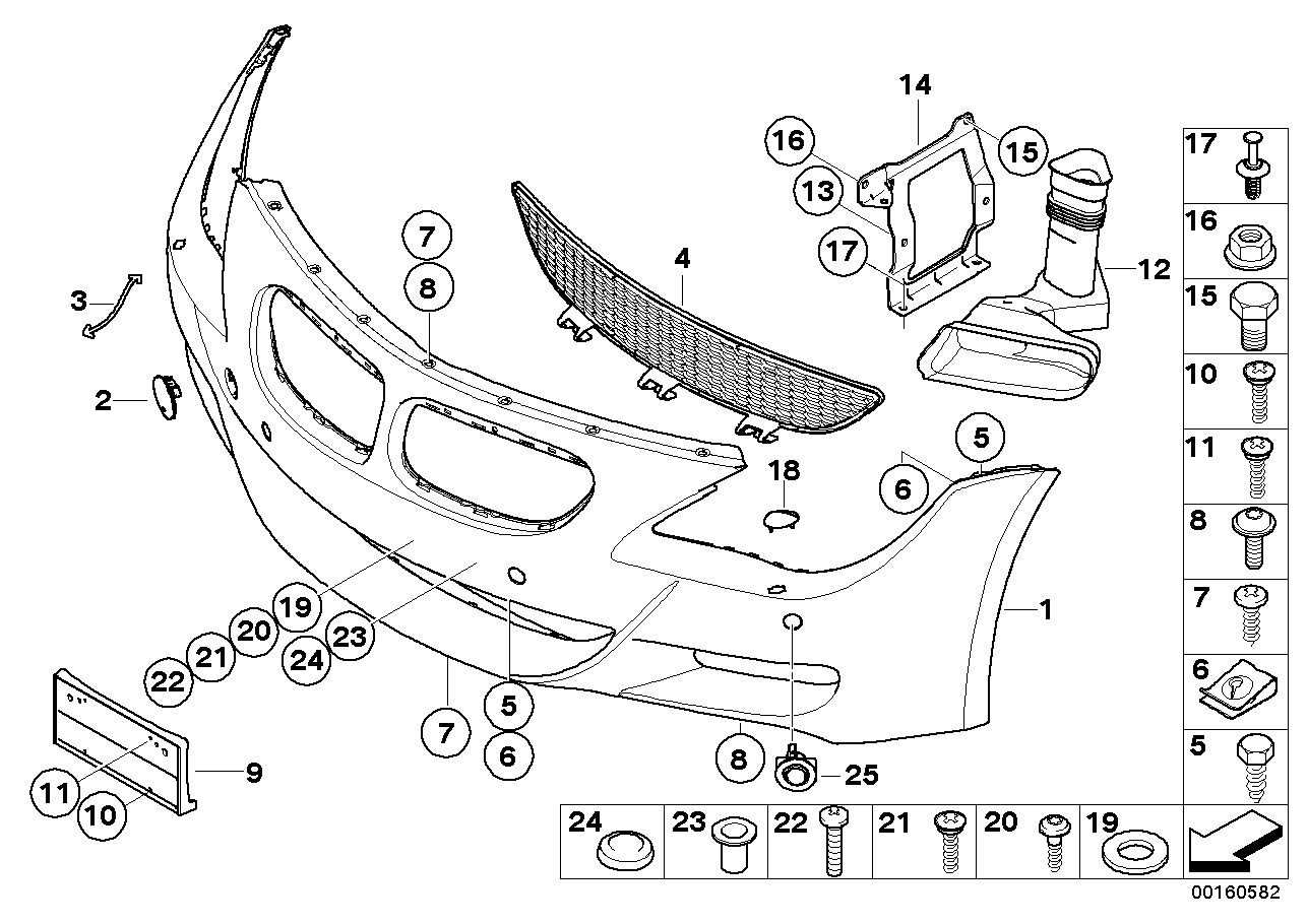 BMW 07129904234 Body Nut