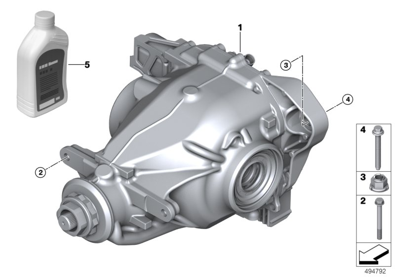 BMW 33108662661 REAR-AXLE-DRIVE