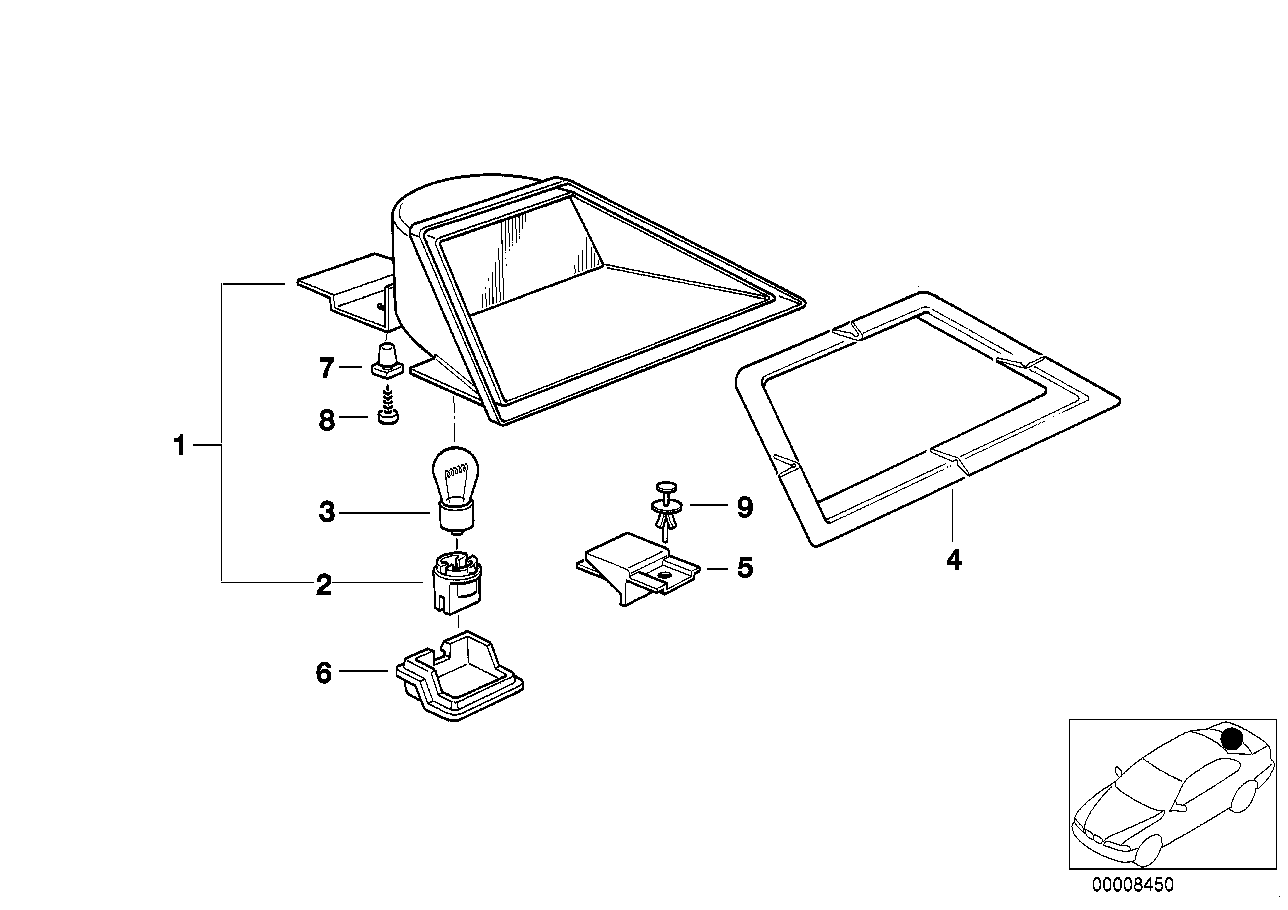 BMW 51418181356 Screw, Self Tapping