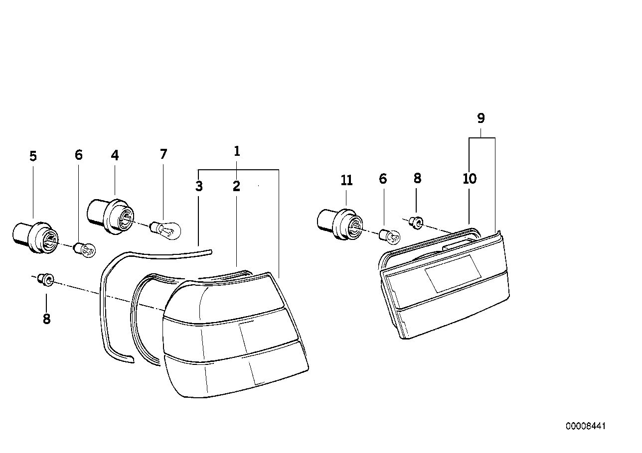 BMW 63218351660 Bulb Socket