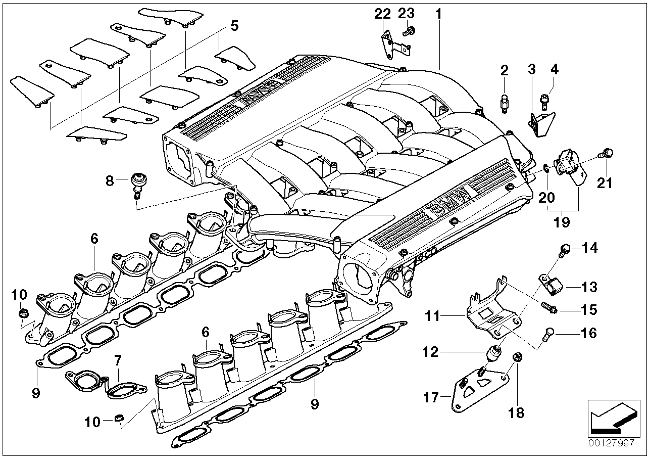 BMW 11617512833 Bracket