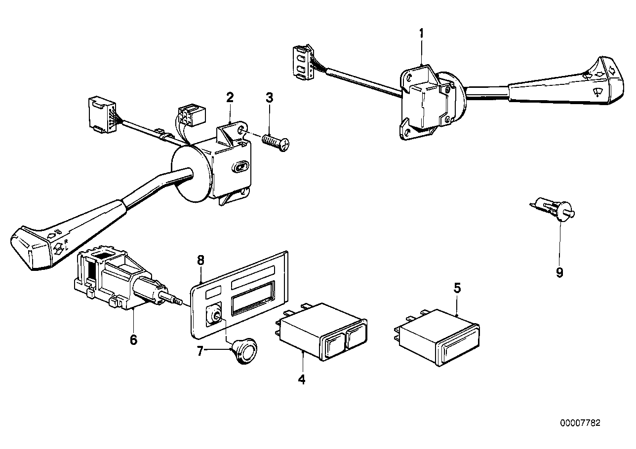 BMW 62111370655 Switch Cover