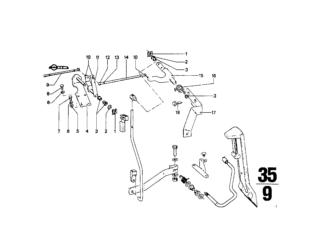 BMW 35411109188 Supporting Bracket