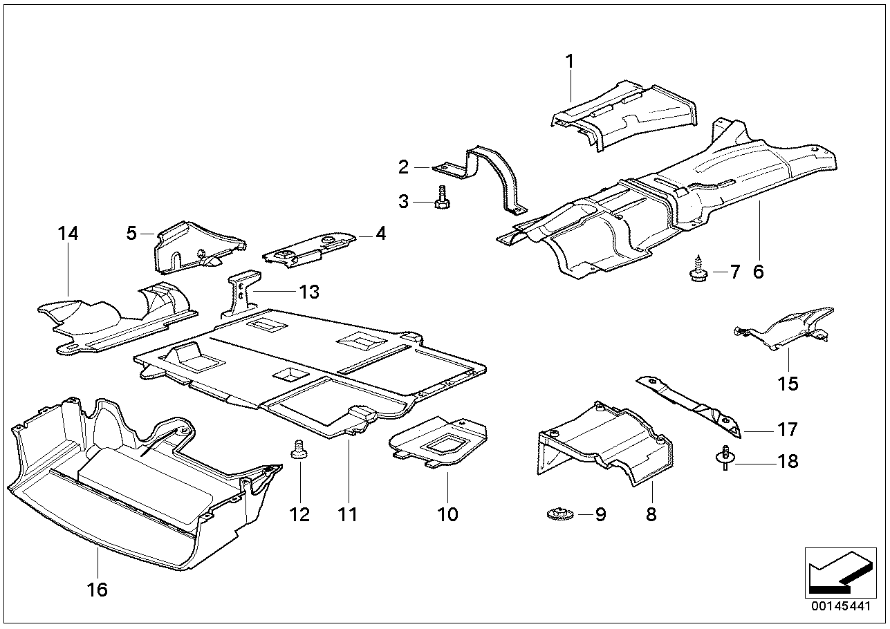 BMW 51488146018 Heat Insulation