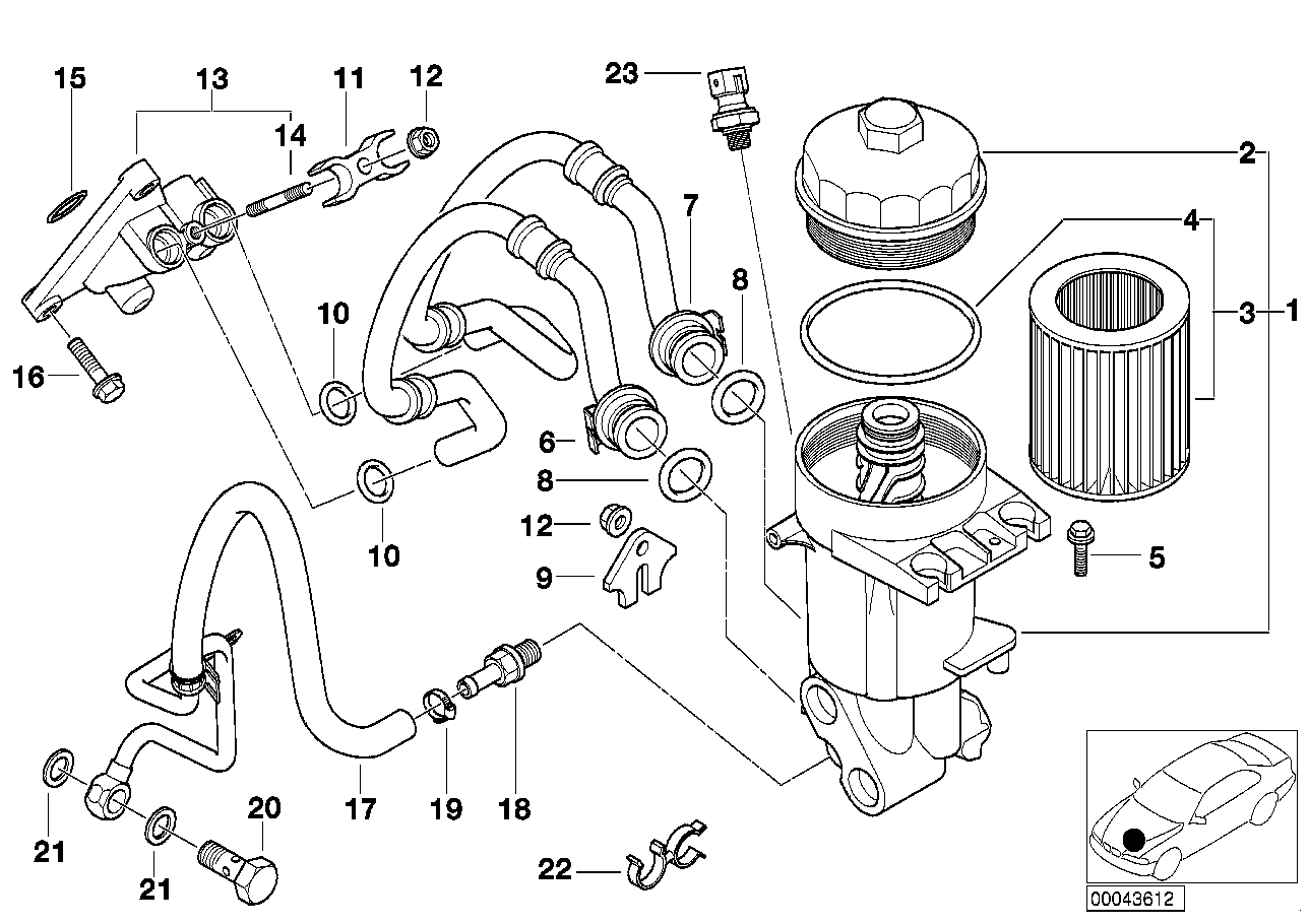 BMW 11722241129 Hose Clamp