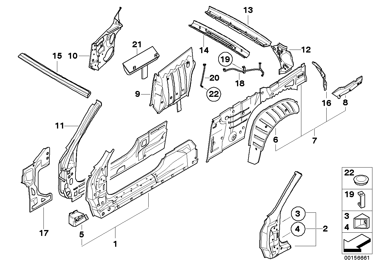 BMW 51717116340 Bracket, Water Drain Hose