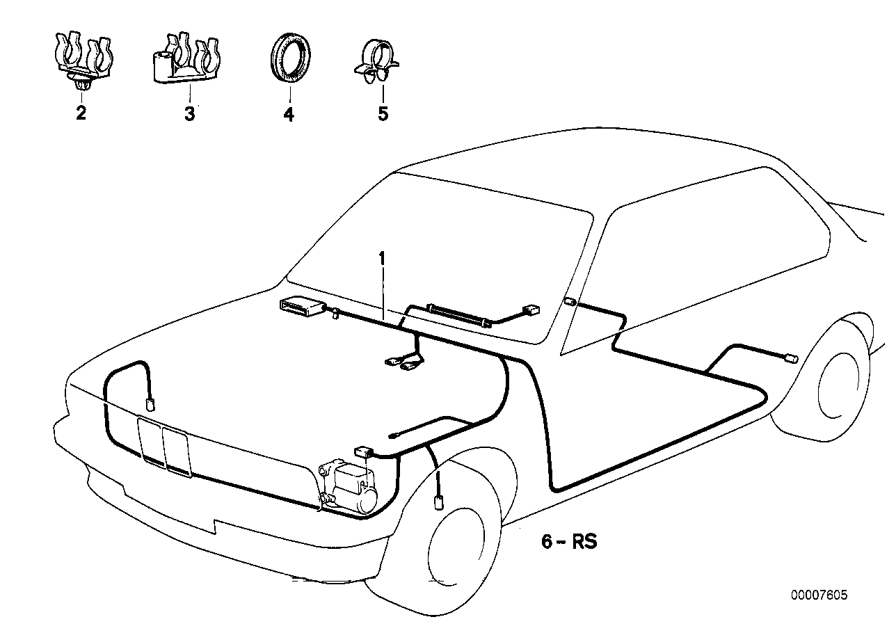 BMW 61131390540 Repair Cable Abs