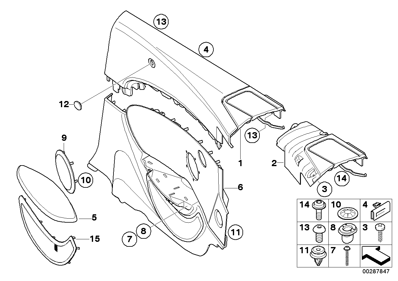 BMW 51419138416 Soft Pad Armrest Rear Right