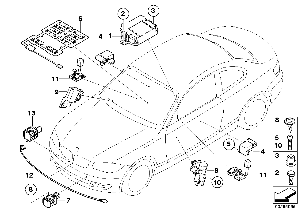 BMW 65779170775 Control Unit Airbag