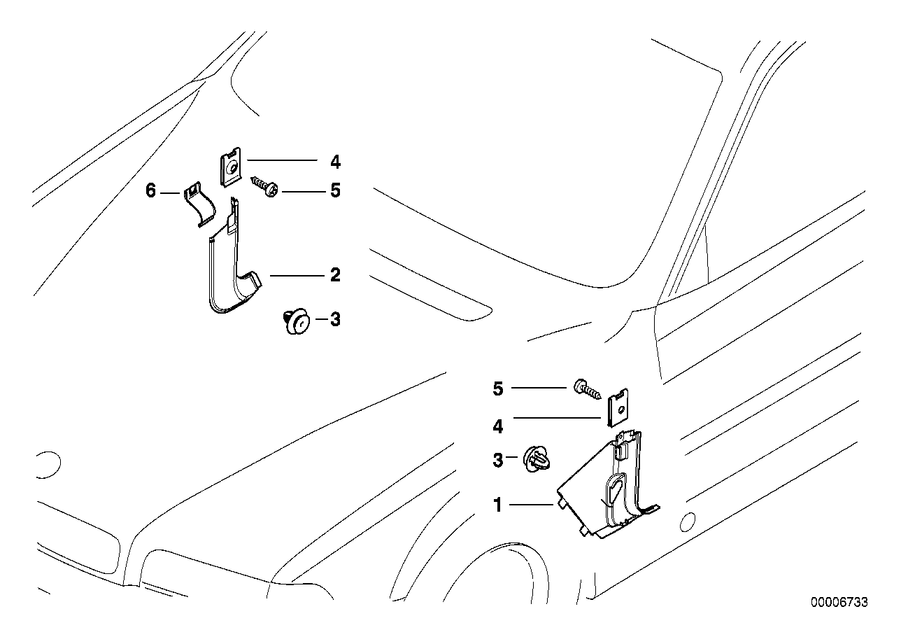 BMW 51418212261 Clamp