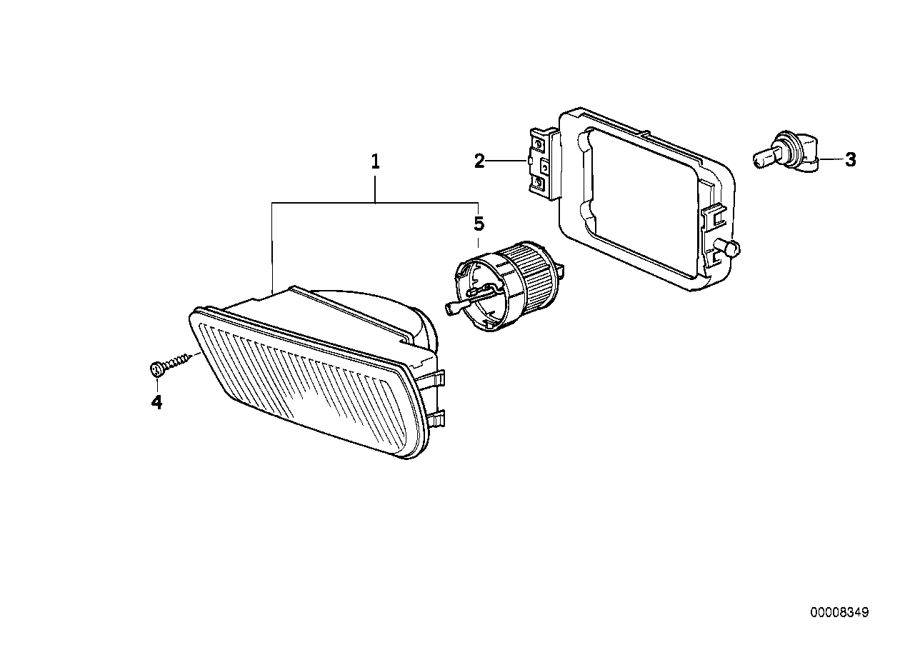 BMW 63171384236 Support Right