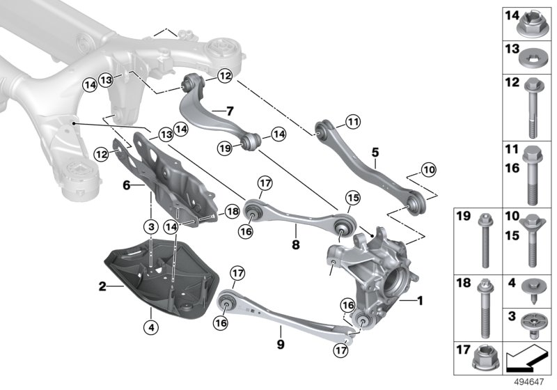 BMW 33306890937 MULTI-PURPOSE BOLT ASA