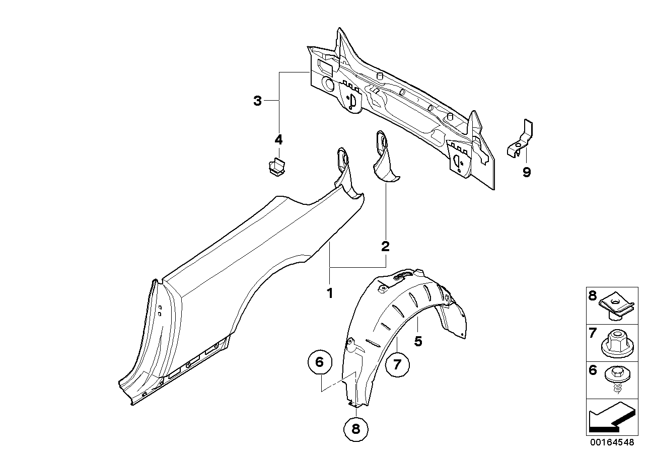 BMW 41117179572 Bracket For Rear Tension Strut