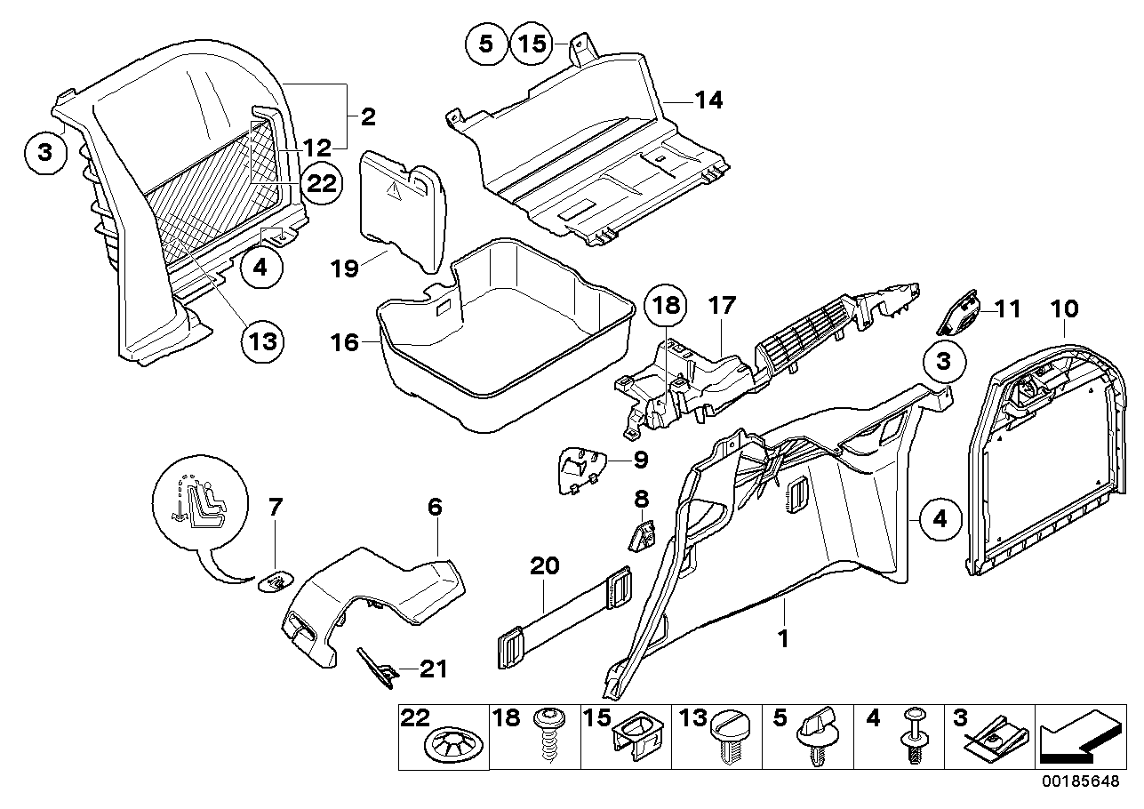 BMW 51476974480 Covering Right