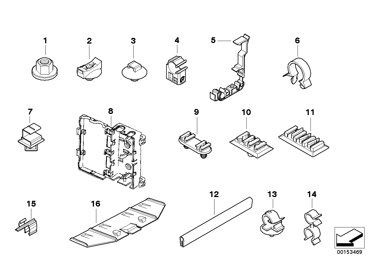 BMW 61138353299 Relay Bracket