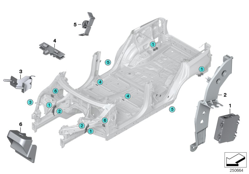 BMW 61136919423 Holder