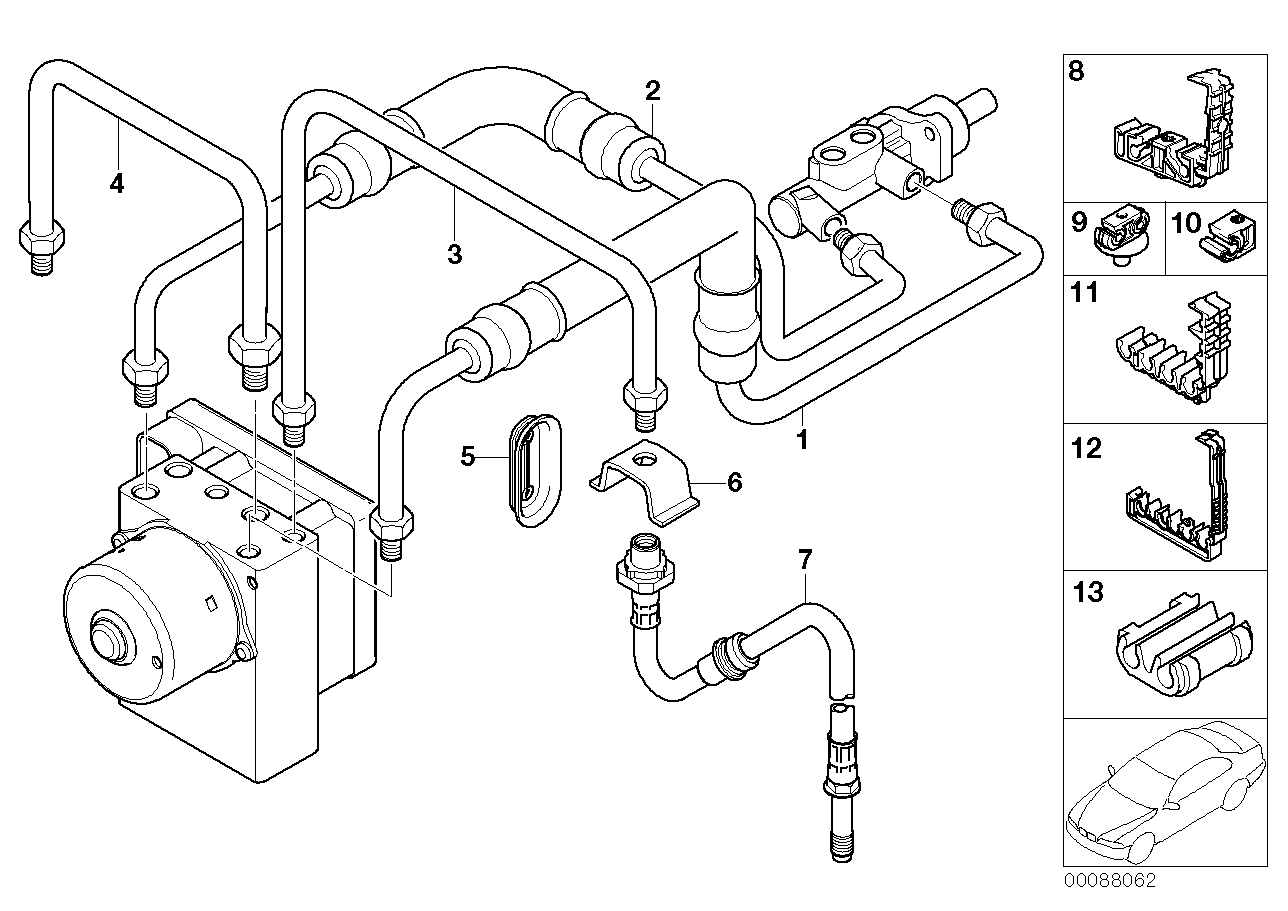 BMW 34326752405 Pipe