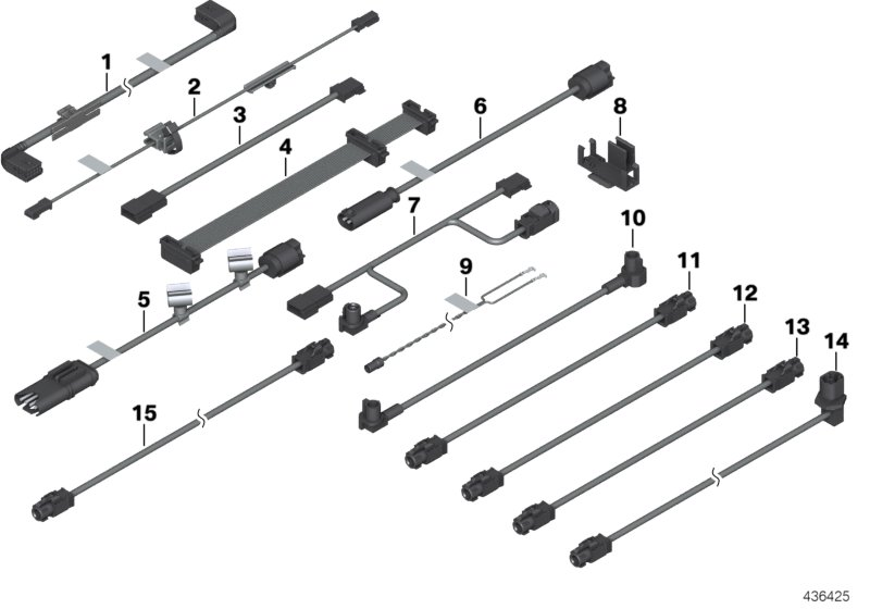 BMW 61119249400 Connecting Line, Usb/Combox