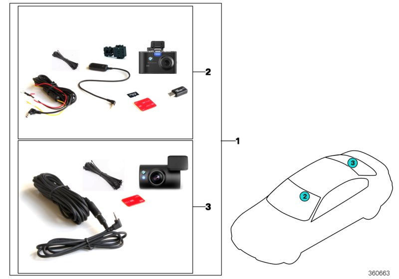 BMW 66212288545 Rear Window Camera