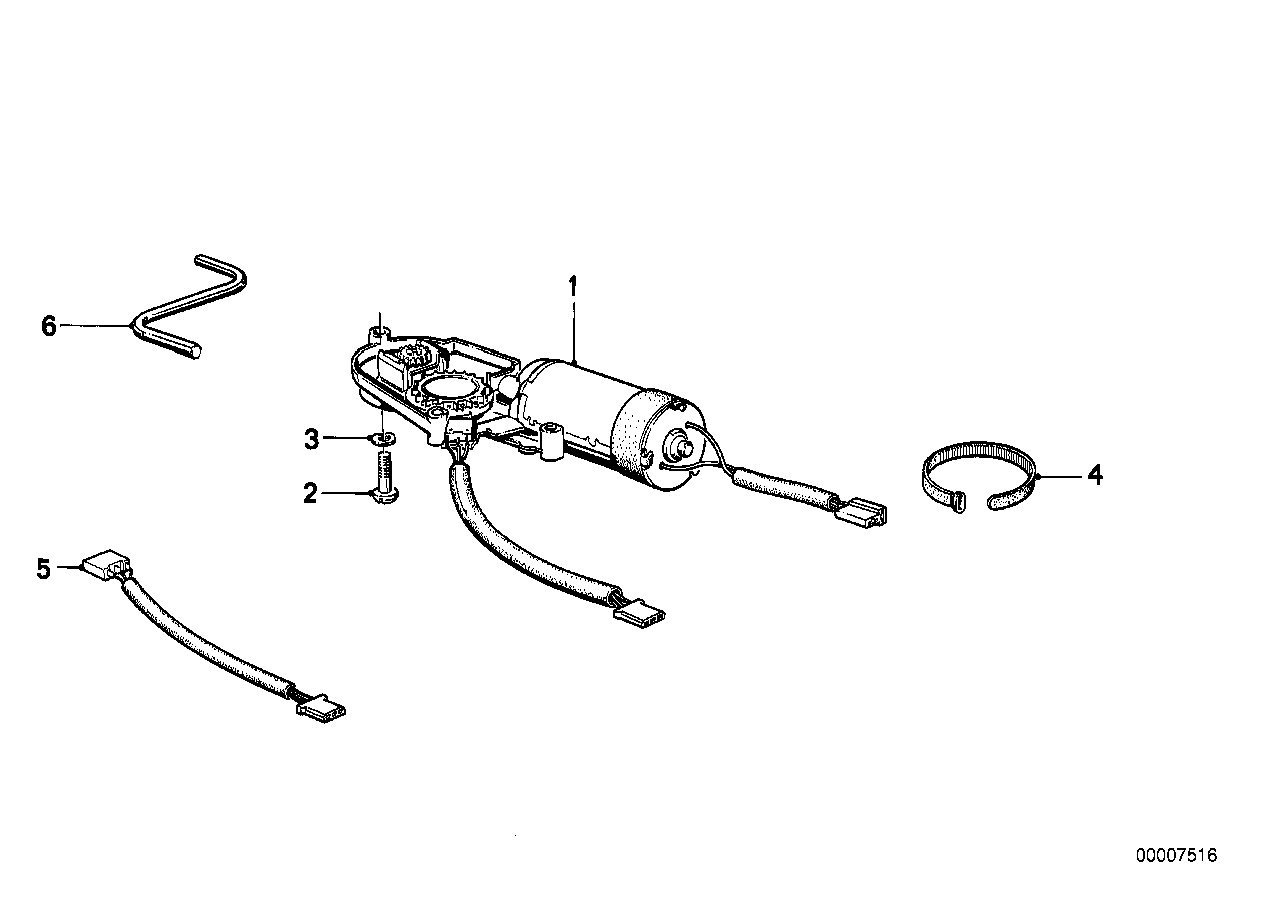 BMW 54121874873 Electric.Sliding-Lifting Roof Transmission