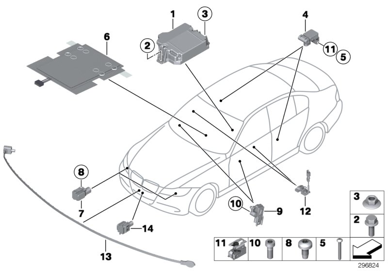 BMW 07147124793 Fillister Head Screw