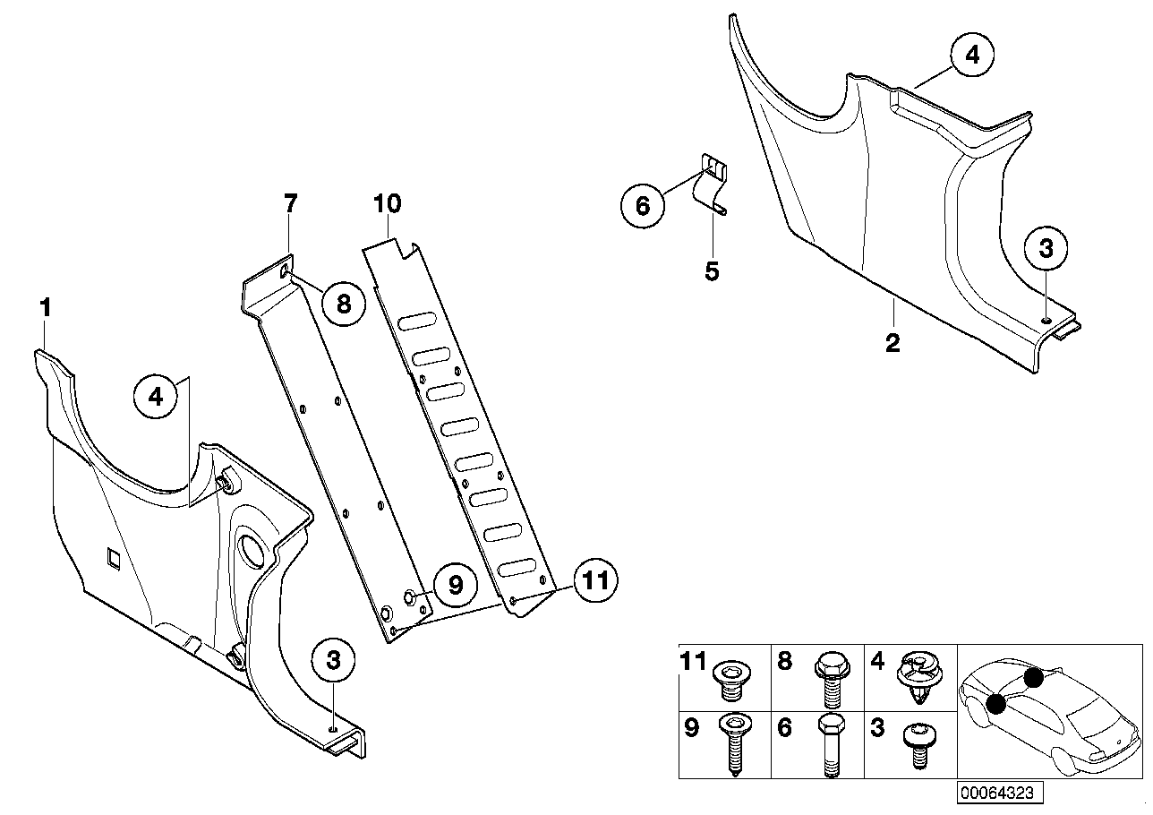 BMW 35116751138 Hex Bolt With Washer