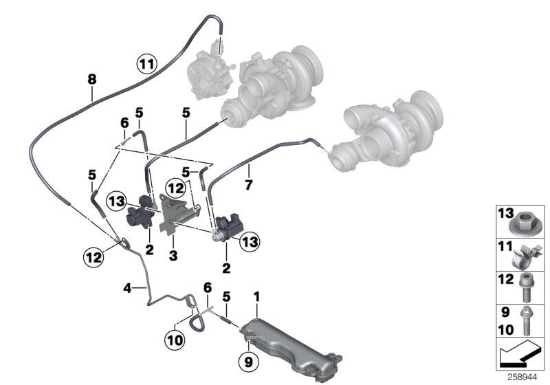 BMW 11657843347 Holder