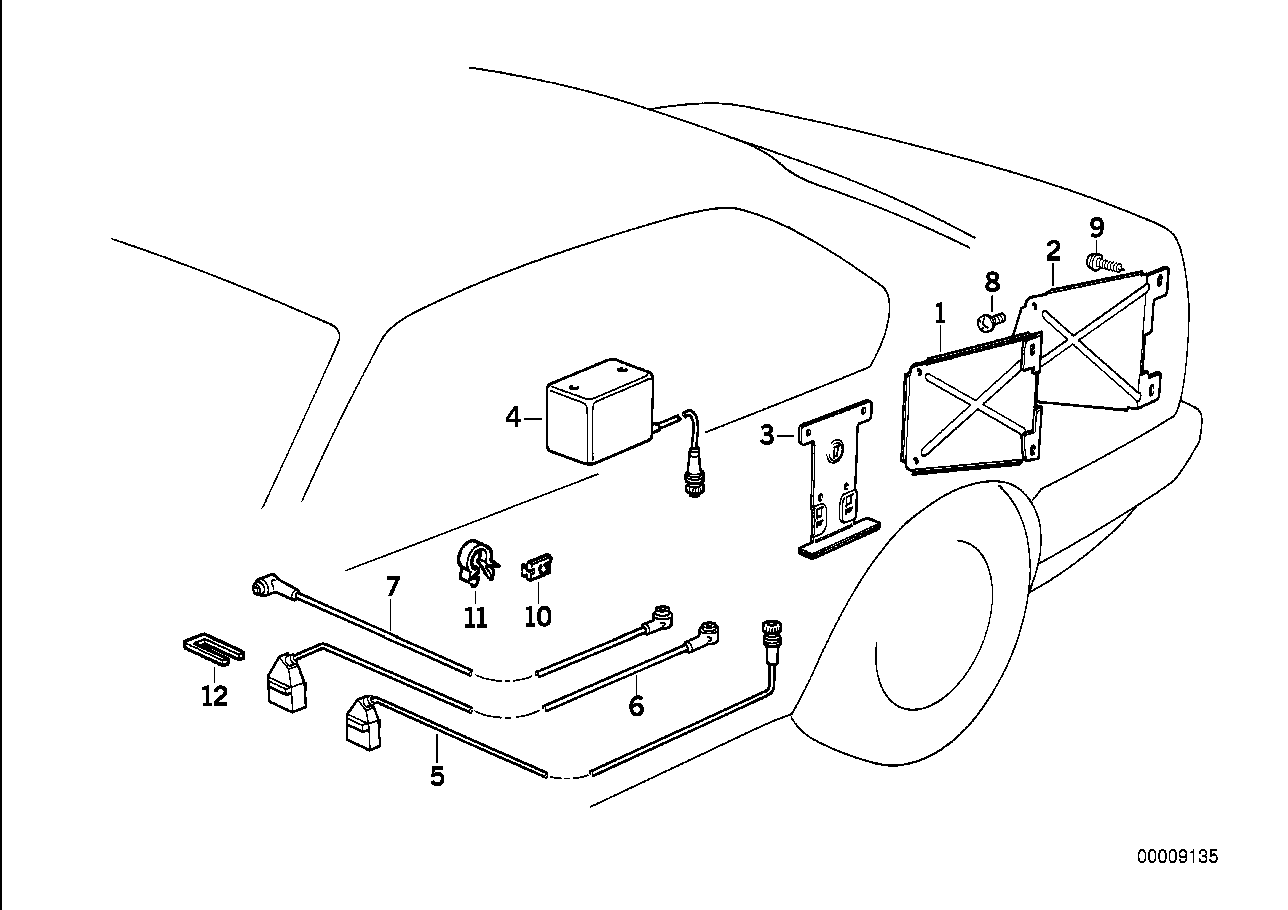 BMW 65128355810 Connection Cable Cd-Changer