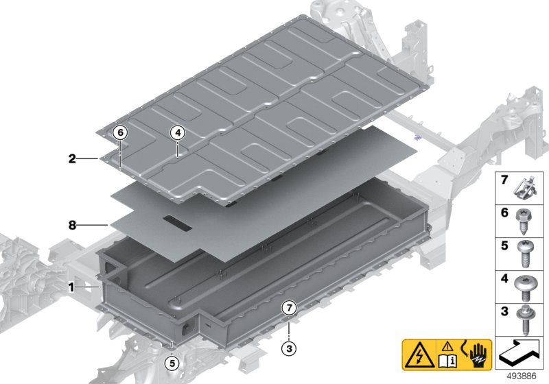 BMW 39206862778 Clip, Cross-Member