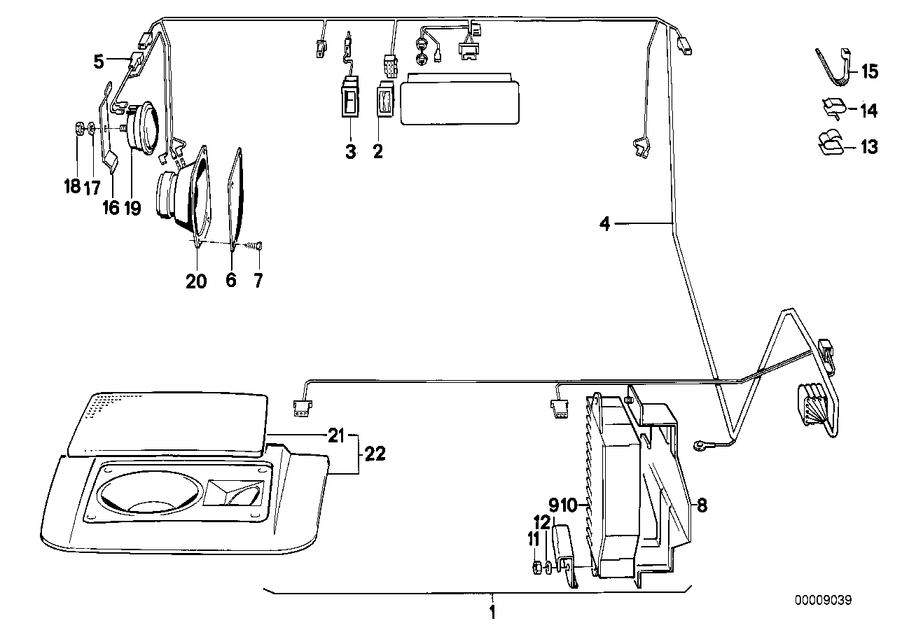 BMW 65131381836 Loudspeaker Right Loudspeaker Right