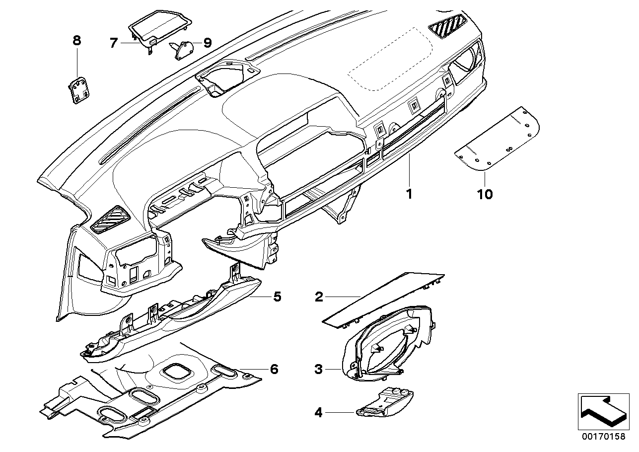 BMW 51457002425 Centering Support