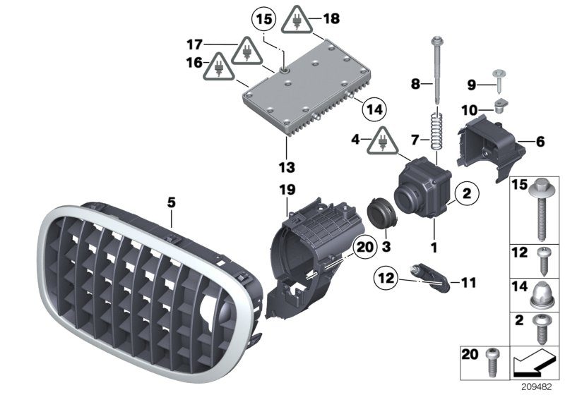 BMW 61138364652 Covering Cap