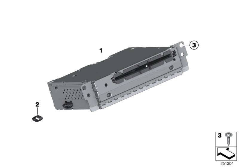 BMW 65129262469 Exchange Radio Bmw Professional Cd