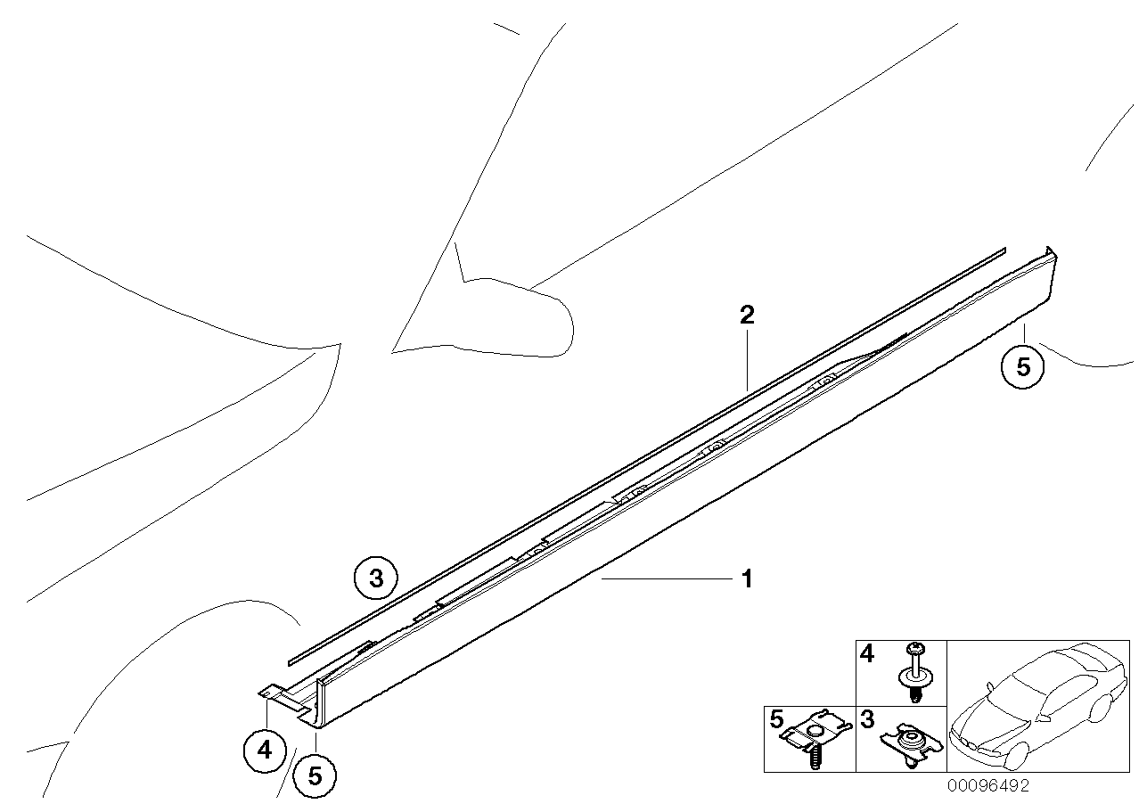 BMW 51717037660 Clip