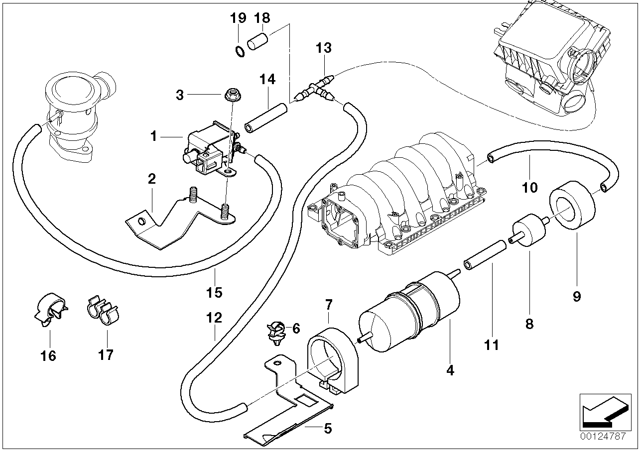 BMW 11731715260 Bracket