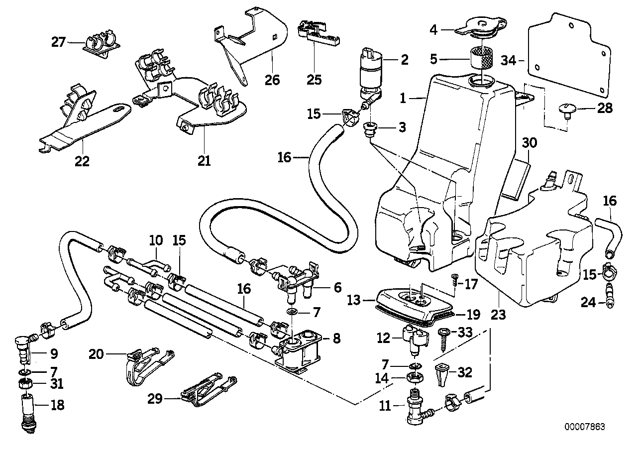 BMW 61671379745 Hose Clamp