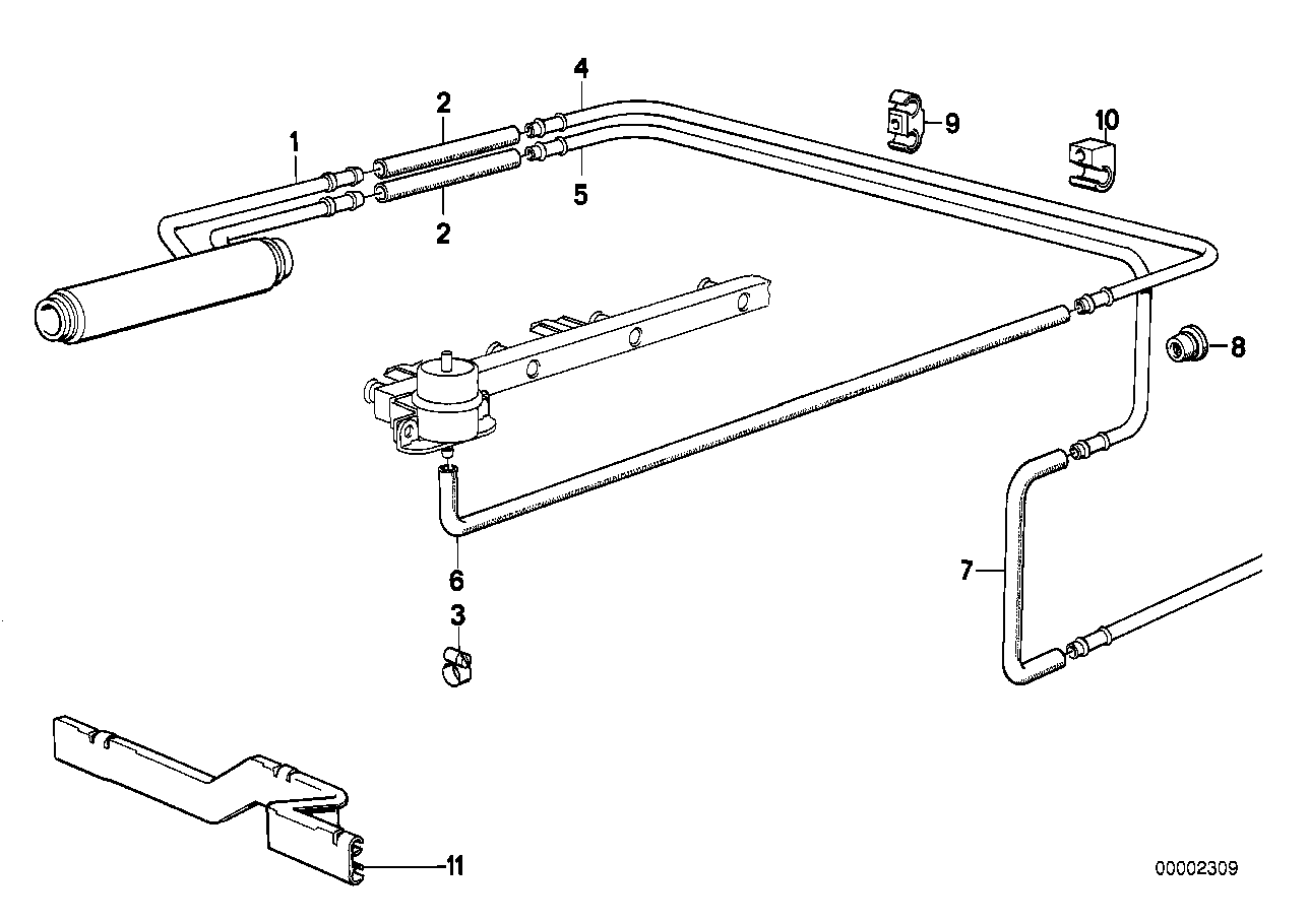 BMW 13311717445 Hose