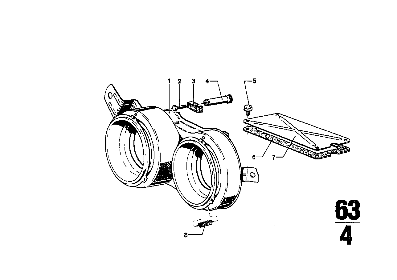 BMW 63121811923 Gasket