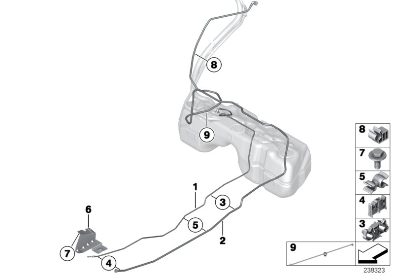 BMW 16117241844 Spacer Holder