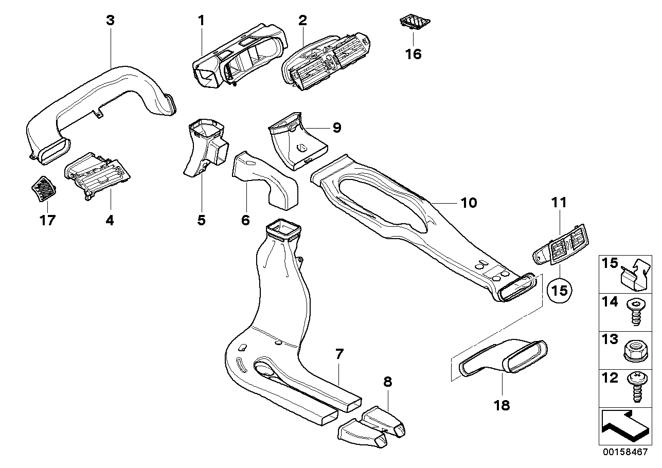 BMW 07119915703 Self-Locking Hex Nut