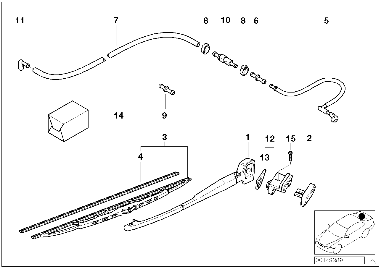 BMW 07146978500 Torx Screw