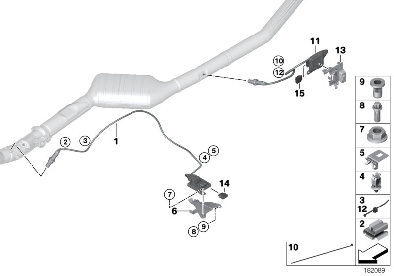 BMW 07147575158 Fixing Clamp