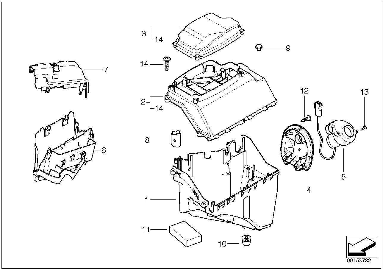 BMW 12901744591 Support